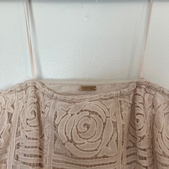 CULT GAIA Solia Long Strapless Floral Lace Dress | Large 8/10 - Picture 4 of 7